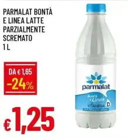 IperFamila Parmalat bontà e linea latte parzialmente scremato offerta