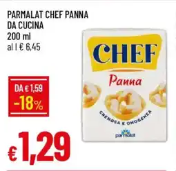 IperFamila Parmalat chef panna da cucina offerta