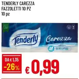 IperFamila Tenderly carezza fazzoletti 10 pz offerta