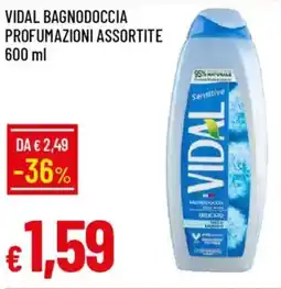 IperFamila Vidal bagnodoccia offerta