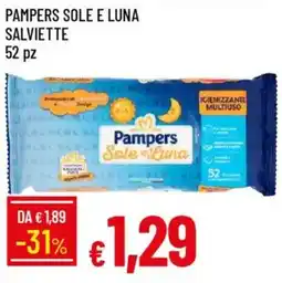 IperFamila Pampers sole e luna salviette 52 pz offerta