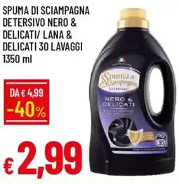 IperFamila Spuma di sciampagna detersivo nero & delicati/ lana & delicati offerta