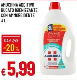 IperFamila Amuchina additivo bucato igienizzante con ammorbidente offerta