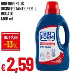 IperFamila Bioform plus disinfettante per il bucato offerta