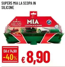 IperFamila Super5 mia la scopa in silicone offerta