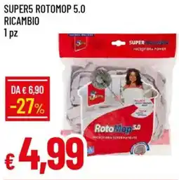 IperFamila Super5 rotomop 5.0 ricambio 1pz offerta