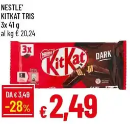 IperFamila Nestle' kitkat tris offerta