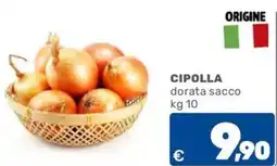 C+C Cash and Carry CIPOLLA dorata sacco offerta