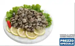 C+C Cash and Carry Vongola lupino jumbo (fresco) offerta