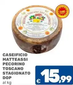 C+C Cash and Carry Caseificio matteassi pecorino toscano stagionato DOP offerta