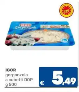 C+C Cash and Carry IGOR gorgonzola a cubetti DOP offerta