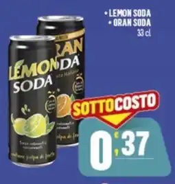 Gruppo di Palo Lemon soda - oran soda offerta