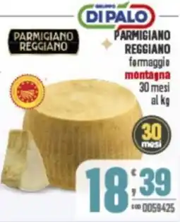 Gruppo di Palo PARMIGIANO REGGIANO formaggio montagna 30 mesi offerta