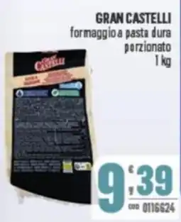 Gruppo di Palo GRAN CASTELLI formaggio a pasta dura porzionato offerta