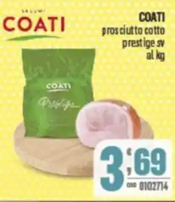 Gruppo di Palo COATI prosciutto cotto prestige sv offerta