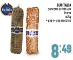 Gruppo di Palo BLU ITALIA pancetta arrotolata intera offerta