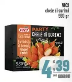 Gruppo di Palo VICI chele di surimi offerta