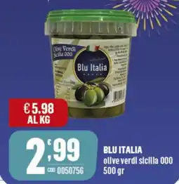 Gruppo di Palo BLU ITALIA olive verdi sicilia 000 offerta