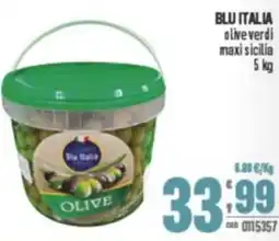 Gruppo di Palo BLU ITALIA olive verdi maxi sicilia offerta