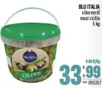 Gruppo di Palo BLU ITALIA olive verdi maxi sicilia offerta