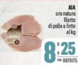 Gruppo di Palo AIA oro natura filetto di pollo a fette offerta