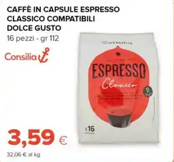 Tigre Consilia caffè in capsule espresso classico compatibili dolce gusto offerta