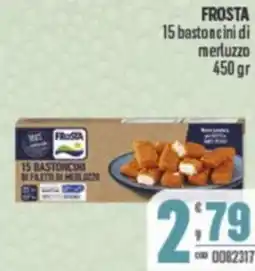Gruppo di Palo FROSTA 15 bastoncini di merluzzo offerta