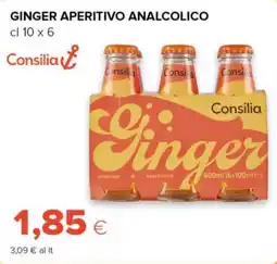 Tigre Consilia ginger aperitivo analcolico offerta