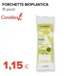 Tigre Consilia forchette bioplastica offerta