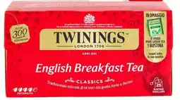 Iperal English breakfast TEA TWININGS offerta