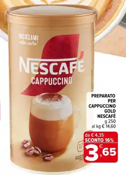 Iperal Preparato cappuccino gold NESCAFÈ offerta