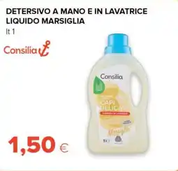Tigre Consilia detersivo a mano e in lavatrice liquido marsiglia offerta