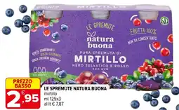 Iperal Le spremute natura buona mirtillo offerta