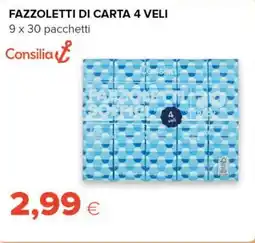 Tigre Consilia fazzoletti di carta 4 veli offerta