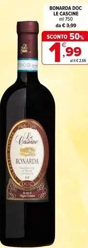 Iperal Bonarda doc le cascine offerta