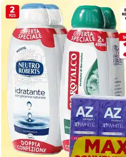 Iperal Bagnodoccia NEUTRO ROBERTS O BOROTALCO offerta