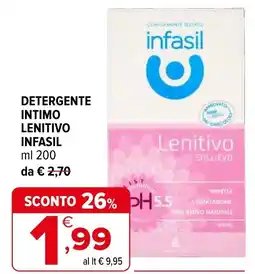 Iperal Detergente intimo lenitivo INFASIL offerta