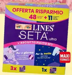Iperal Assorbenti con ali lines seta ultra quadripack offerta
