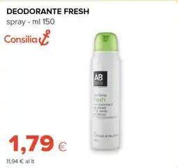 Tigre Consilia deodorante fresh spray offerta