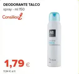 Tigre Consilia deodorante talco offerta