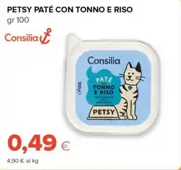 Tigre Consilia petsy paté con tonno e riso offerta