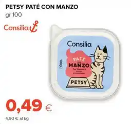 Tigre Consilia petsy paté con manzo offerta