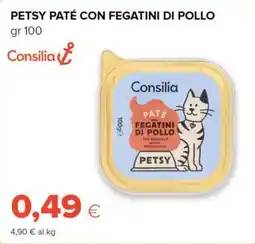 Tigre Consilia petsy paté con fegatini di pollo offerta