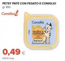 Tigre Consilia petsy paté con fegato e coniglio offerta