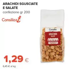 Oasi Consilia arachidi sgusciate e salate offerta