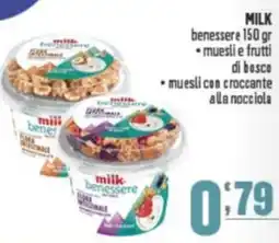 Gruppo di Palo MILK benessere, muesli e frutti di bosco, muesli con croccante alla nocciola offerta