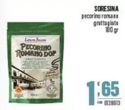 Gruppo di Palo SORESINA pecorino romano grattugiato offerta