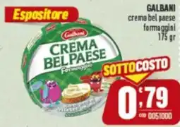 Gruppo di Palo GALBANI crema bel paese formaggini offerta