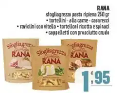 Gruppo di Palo RANA sfogliagrezza pasta ripiena offerta