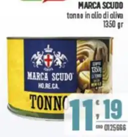 Gruppo di Palo MARCA SCUDO tonne in olio di oliva offerta